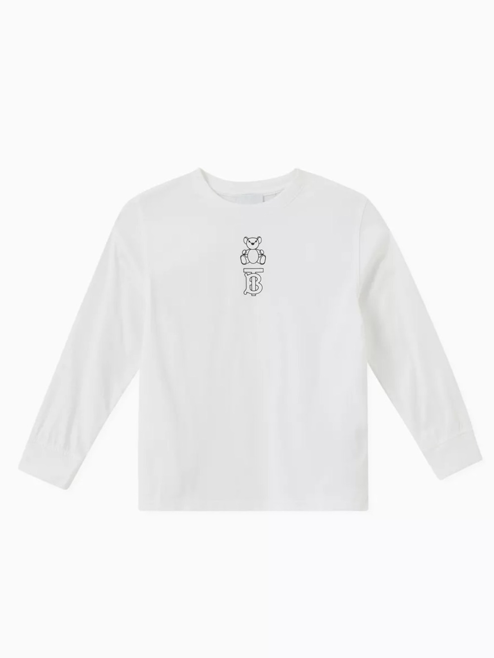 Burberry Logo T-shirt in Cotton 100% Cotton White 10Y